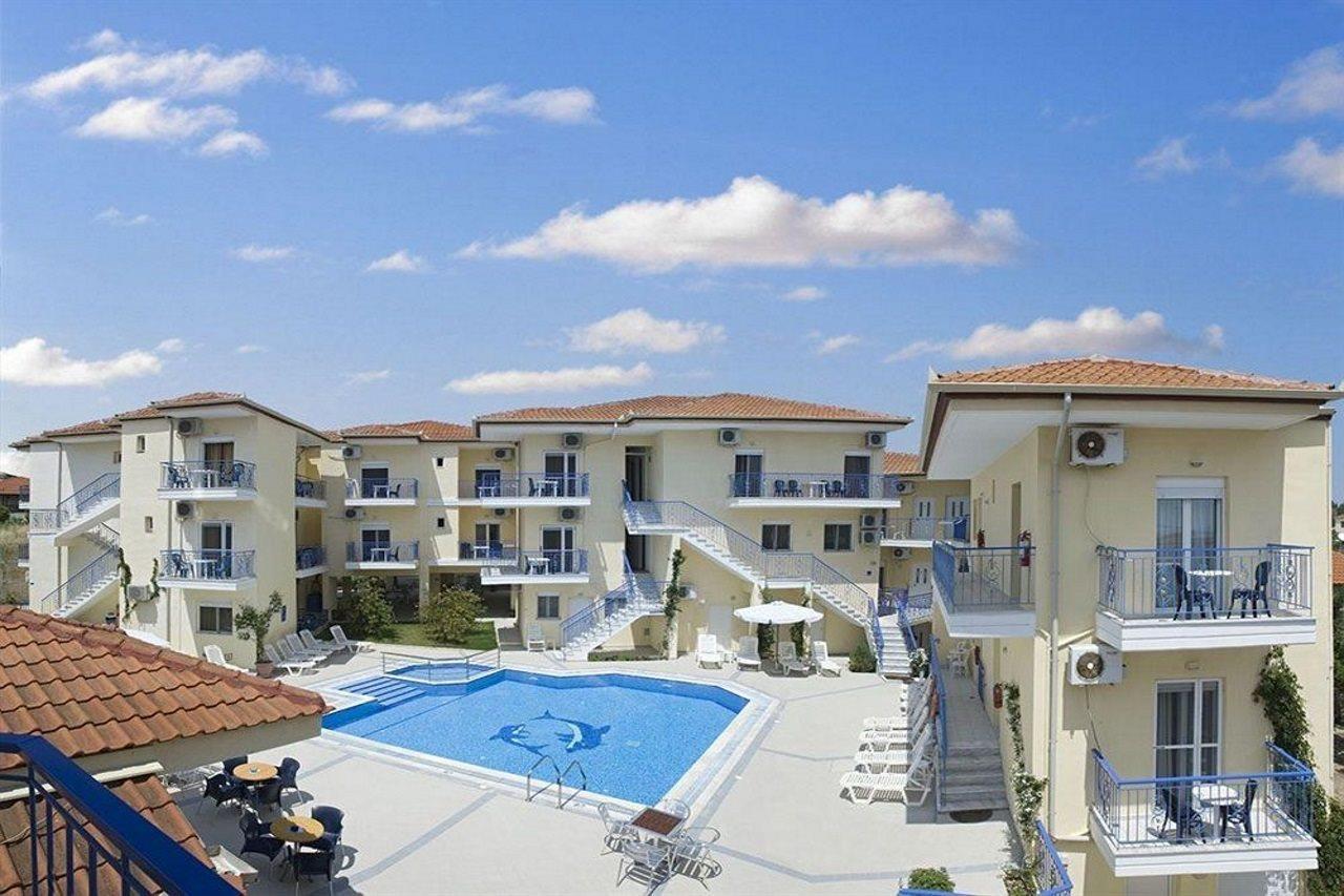 Stratos Hotel Áfitos Exterior foto